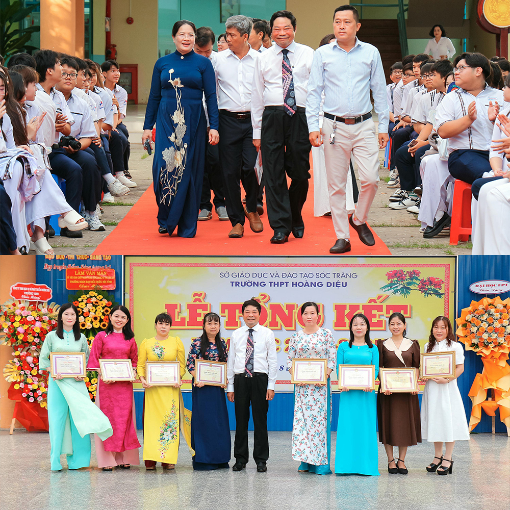 Trường THPT Hoàng Diệu tổ chức Lễ tổng kết năm học 2024 – 2025